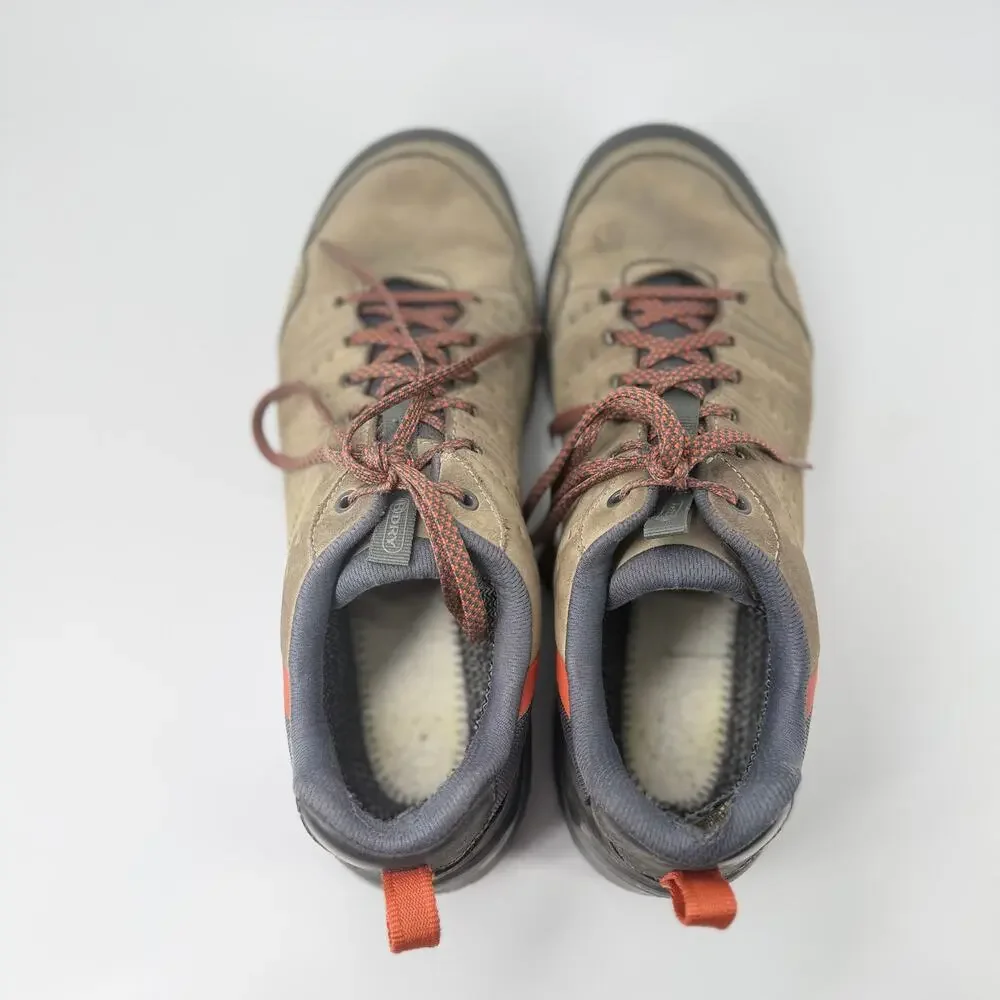 Oboz Hiking Shoes Men's UK 9 Tan Nubuck Trail Sneakers BDry Waterproof Outdoor